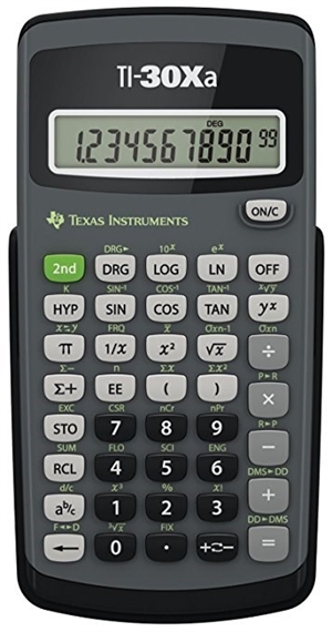 Texas Instruments TI-30Xa Vědecký kalkulátor